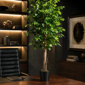 Premium 1.8m Artificial Banyan Tree – Detachable Faux Greenery for Indoor Decor