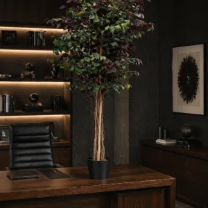 Premium 2.1m Artificial Red Banyan Tree – Tall Detachable Faux Indoor Plant