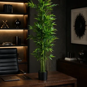 Premium 1.8m Artificial Plastic Bamboo Tree – Lifelike Indoor Faux Plant